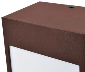 Brilagi - Lampada da parete LED per esterni TERNI LED/12W/230V marrone IP44