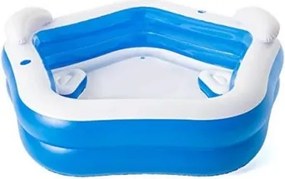 Bestway Piscina Gonfiabile 2 Camere Family 213x206x69 cm +6 Anni Giardino 54153