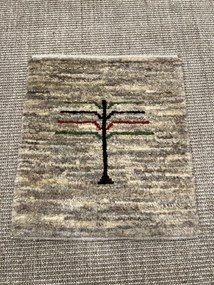 Gabbeh Tappeto persiano 40 x 40 Grigio (Iran) Annodato A Mano