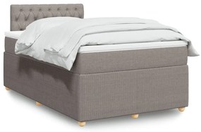 Giroletto A Molle Con Materasso Tortora 120x190 Cm İn Tessuto /