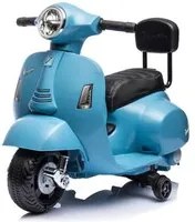 Piaggio Mini Vespa GTS Elettrica 6V per Bambini Azzurra