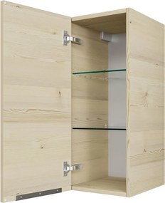 Pensile bagno Madeo pino polar PELIPAL, 1 anta P 17 x L 30 x H 70 cm