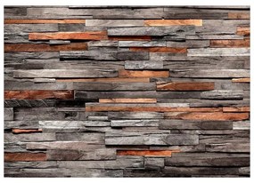 Fotomurale adesivo  Cedar Smell (Grey and Brown)  Larghezza x Altezza Home decor 441x315