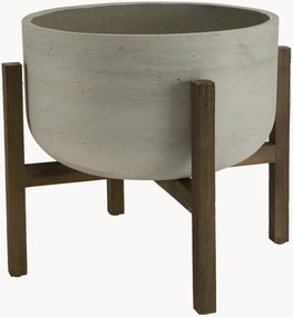 Portavaso da giardino con gambe in legno di acacia Hector