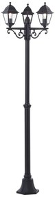 Brilliant - Lampada da esterno NISSIE 3xE27/60W/230V IP44 Nero
