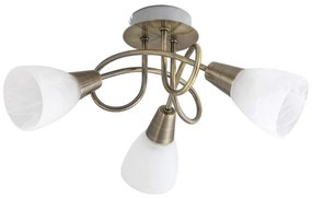 Rabalux 5533 - Lampadario fisso JENNA 3xE14/40W/230V ottone