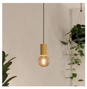 Eglo 900801 - Lampadario a sospensione con filo POZUETA 1xE27/40W/230V marrone