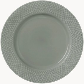 Piatto da colazione in porcellana Rhombe Earth