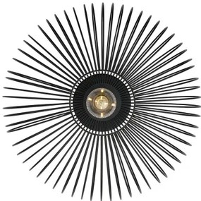 Nordlux - Plafoniera BERONI 1xE27/60W/230V Ø 40,3 cm nera