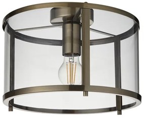 Endon 103112 - Plafoniera HOPTON 1xE27/10W/230V finitura cromo opaco