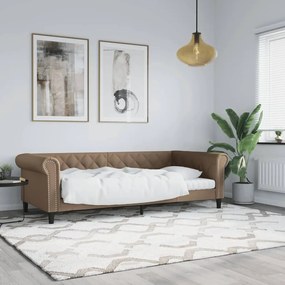 Letto Da Giorno Cappuccino 80x200 Cm İn Similpelle /