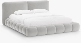 Letto imbottito Solange con contenitore in velluto Magic Velvet – 180x200 cm