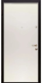 Porta blindata MASTER Silentium Oak L 90 x H 210 cm in PVC rovere/bianco, apertura spingere a sinistra, falso telaio incluso