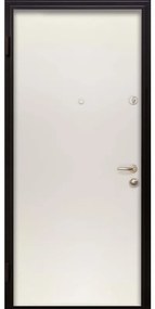 Porta blindata MASTER SILENTIUM OAK L 90 x H 210 cm rovere/bianco opaco spingere a sinistra