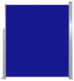 Tenda da Sole Laterale Retrattile 160 x 500 cm Blu