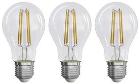 SET 3x Lampadina LED FILAMENT A60 E27/3,8W/230V 4000K Classe energetica A