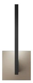 Inlay W1 Linear Applique da Parete Matt Black/Silver Gold - Light-Point