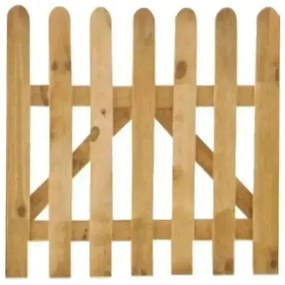 Cancello legno x steccato mt.1x1h