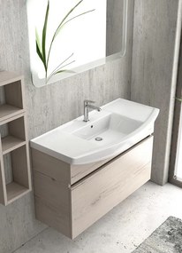 Mobile bagno 100cm sospeso con cassetto scorrevole BN-100B - KAMALU