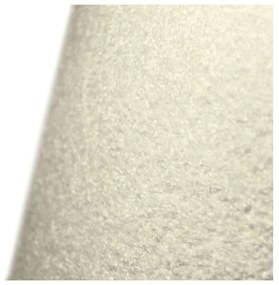 Puof a sacco grigio chiaro con rivestimento in bouclé Seat Lounge – SLOWDOWN