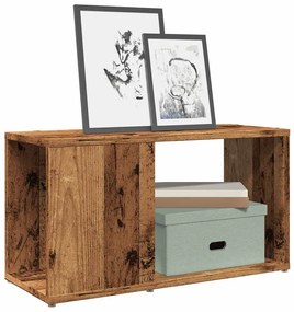 Mobile Porta Tv Legno Antico 60x24x32 Cm İn Truciolato /