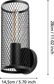 Eglo 43538 - Applique REDCLIFFE 1xE27/40W/230V