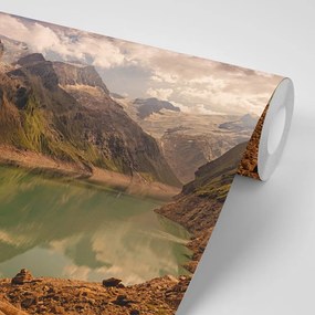 Carta da parati – Lago tra le montagne