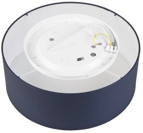 Plafoniera SIRJA PASTEL DOUBLE 2xE27/15W/230V diametro 35 cm blu scuro