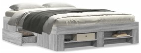 Giroletto Grigio Sonoma 140x190 Cm İn Legno Multistrato /