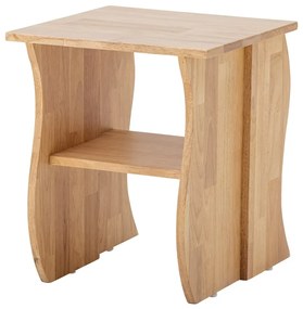 Sgabello in legno di gomma in colore naturale Bark - Bloomingville