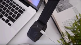 Lampada da tavolo nera (altezza totale 38 cm) Octagon One – Gingko