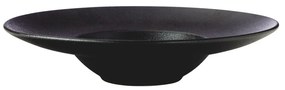 Piatto nero profondo in ceramica ø 28 cm Caviar - Maxwell &amp; Williams