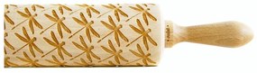 Rullo per pasta in legno goffrato Dragonfly - Valek