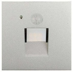 Arcchio - Neru Square LED Applique da Incasso a Parete w/Sensor Silver Arcchio