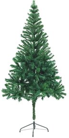 Albero di Natale Preilluminato Palline Bianco 180 cm 564 Rami