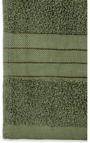 Set di 2 asciugamani in spugna di cotone verde chiaro 70x140 cm - Good Morning