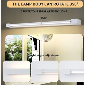 Brilagi- Illuminazione LED per specchio da bagno AQUA LINE LED/24W/230V 90 cm IP44 bianco