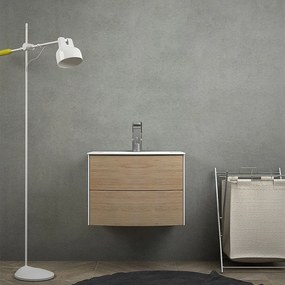 Mobile da bagno sospeso 60 cm Rio Rovere tabacco senza specchio