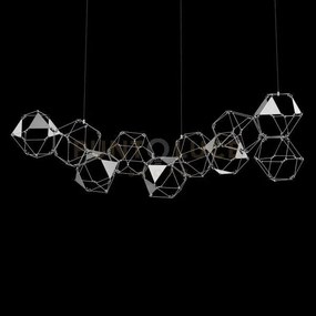 Lucciola pro 10 prism sospensione lineare con triangolo in metallo,...