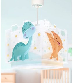 Dalber 63452 - Lampadario per bambini BABY DINOS 1xE27/15W/230V multicolore