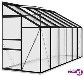 vidaXL Serra Antracite in Alluminio 7,77 m³