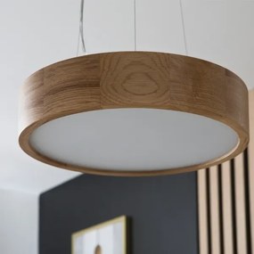 Lampadario a sospensione con filo OAK 2xE27/60W/230V quercia ø 37 cm