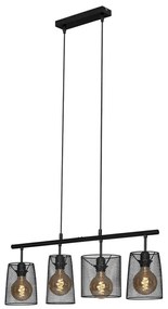 Brilo 4026-045 - Lampadario a sospensione con filo RETRO 4xE27/60W/230V