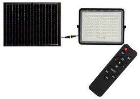 LED Proiettore solare da esterno LED/20W/3,2V 6400K nero + +TC