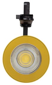 Faro LED 40W Trifase Giallo CRI92 Bianco Variabile 38° - Bridgelux LED Colore Bianco Variabile CCT