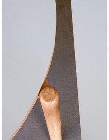 Tavolo da pranzo rotondo in rovere ø 115 cm Oblique - Hübsch