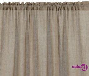 Venture Home Tenda Elena 240x135 cm Poliestere Beige Scuro