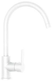 Rubinetto da cucina Aquasound verniciato bianco,  SCHOCK