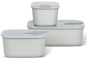Scatole per alimenti in set da 3 Nordic white - Mepal