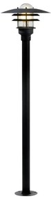Nordlux - Lampada da esterno LONSTRUP 1xE27/60W/230V IP44 nero 116 cm